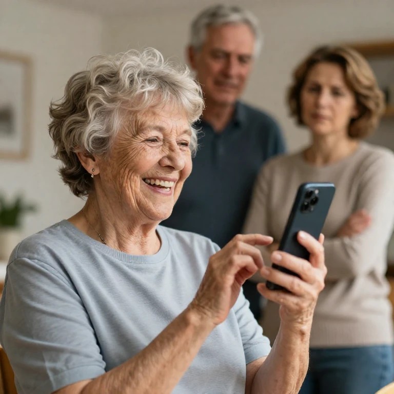 Teaserbild Die Oma App - KI generiert