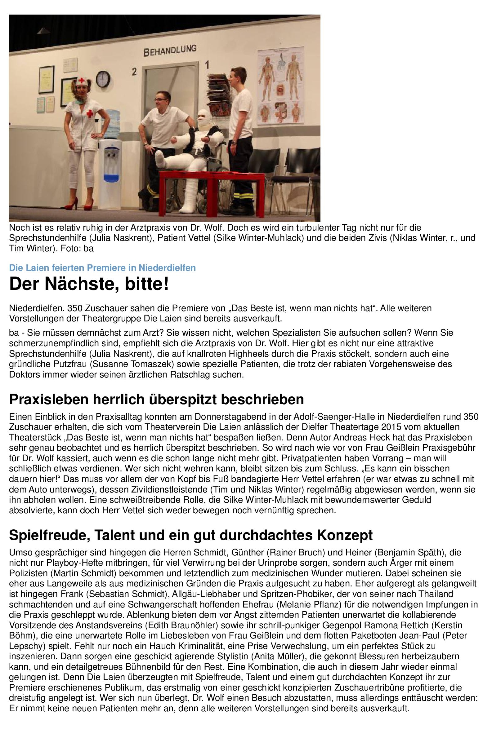 DieLaien-Wolf-Artikel-Siegener-Zeitung